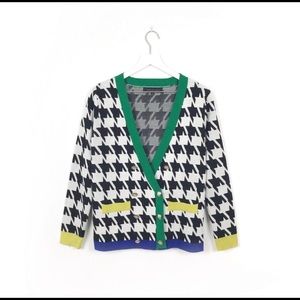 Endless Rose | Rare Knit Houndstooth Cardigan